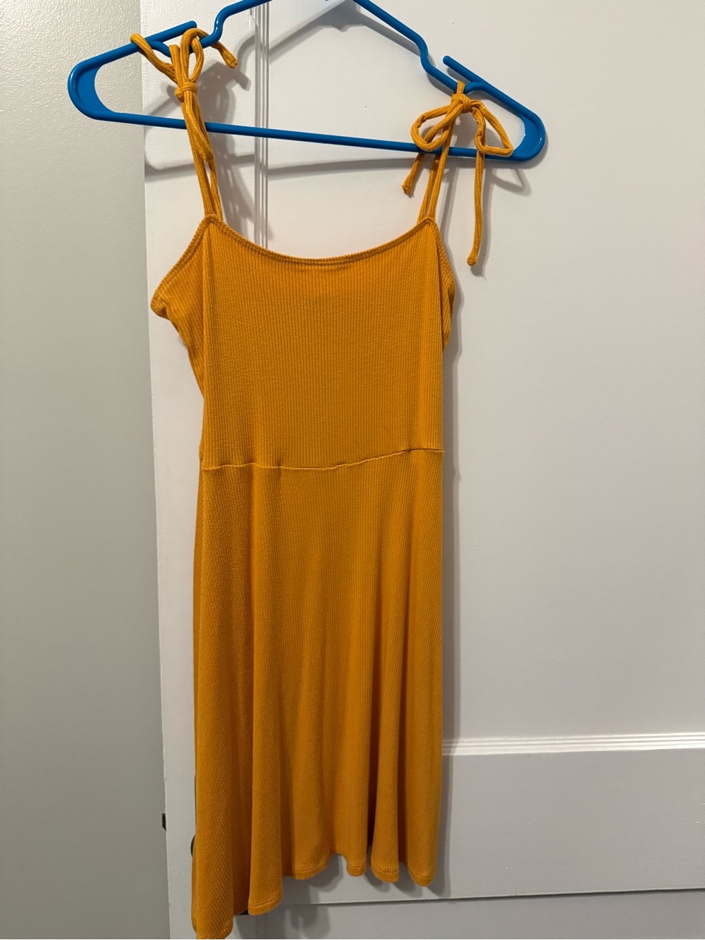 Tie-Shoulder yellow Sundress